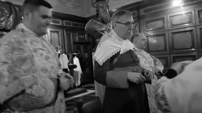 Video: A Bishop Vesting For A Solemn Pontifical High Mass.
